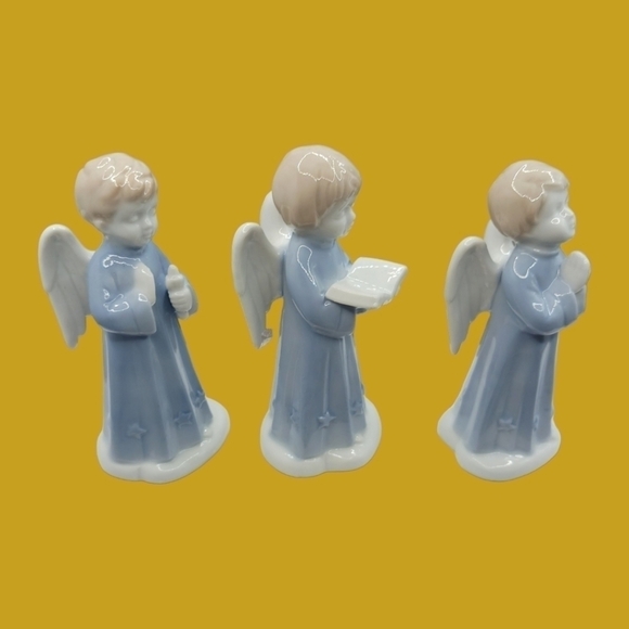 Roman set of 3 choir angels figurines - Picture 3 of 8
